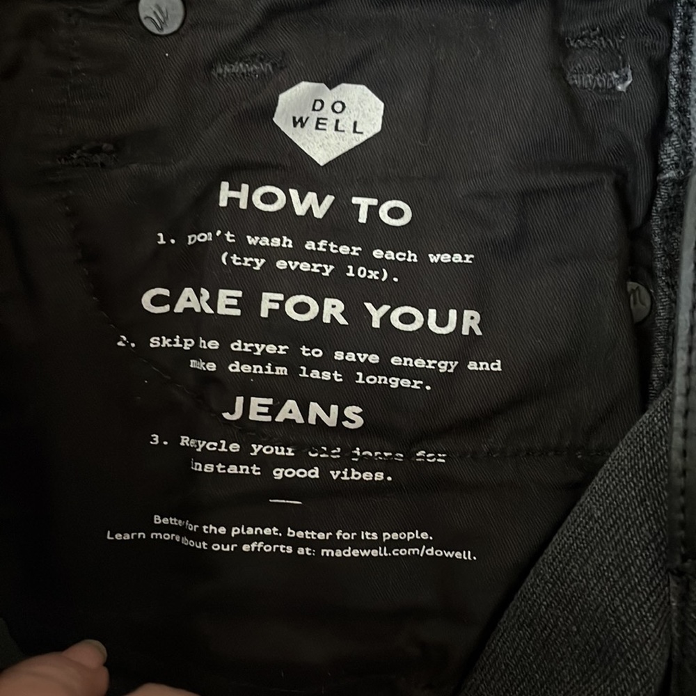 Madewell 10 High-Rise Skinny Jeans Washed Black - Picture 11 of 13